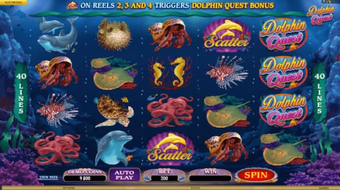 dolphin quest online slot